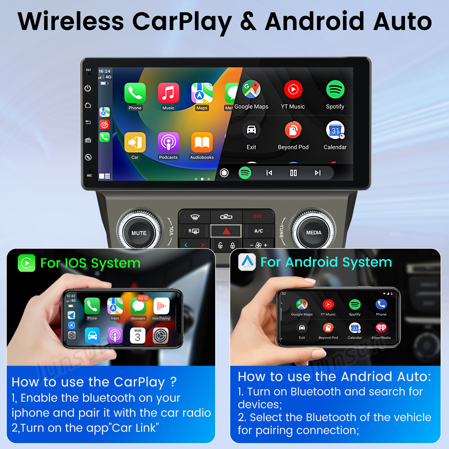 Junsun AI Voice Car Stereo Rad - Japanese Lifestyle Products のレビューと価格