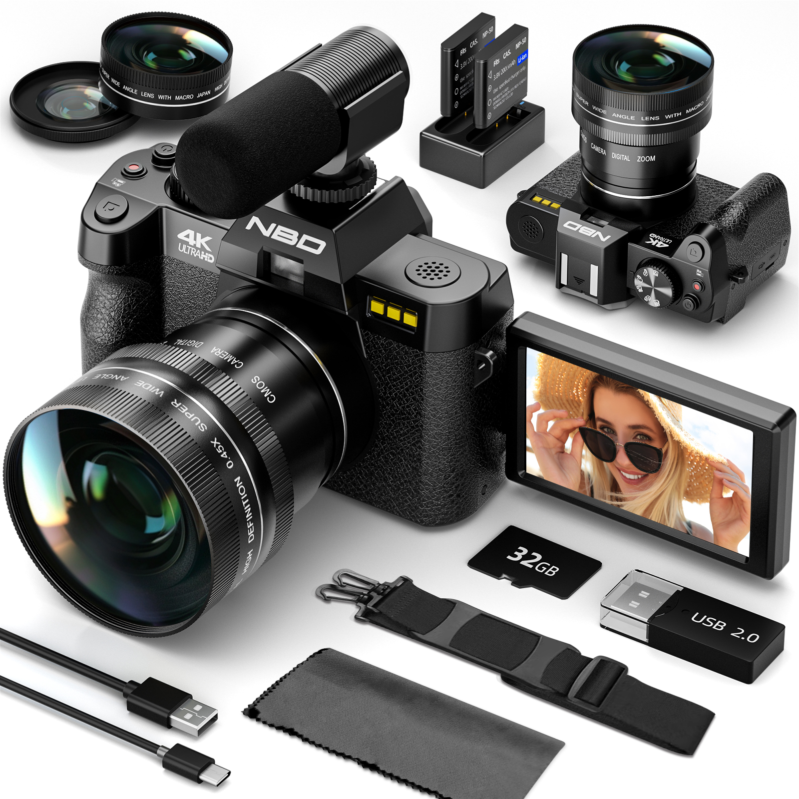 NBD 48MP 4K Digital Camera S10 - Japanese Lifestyle Apps のレビューと価格