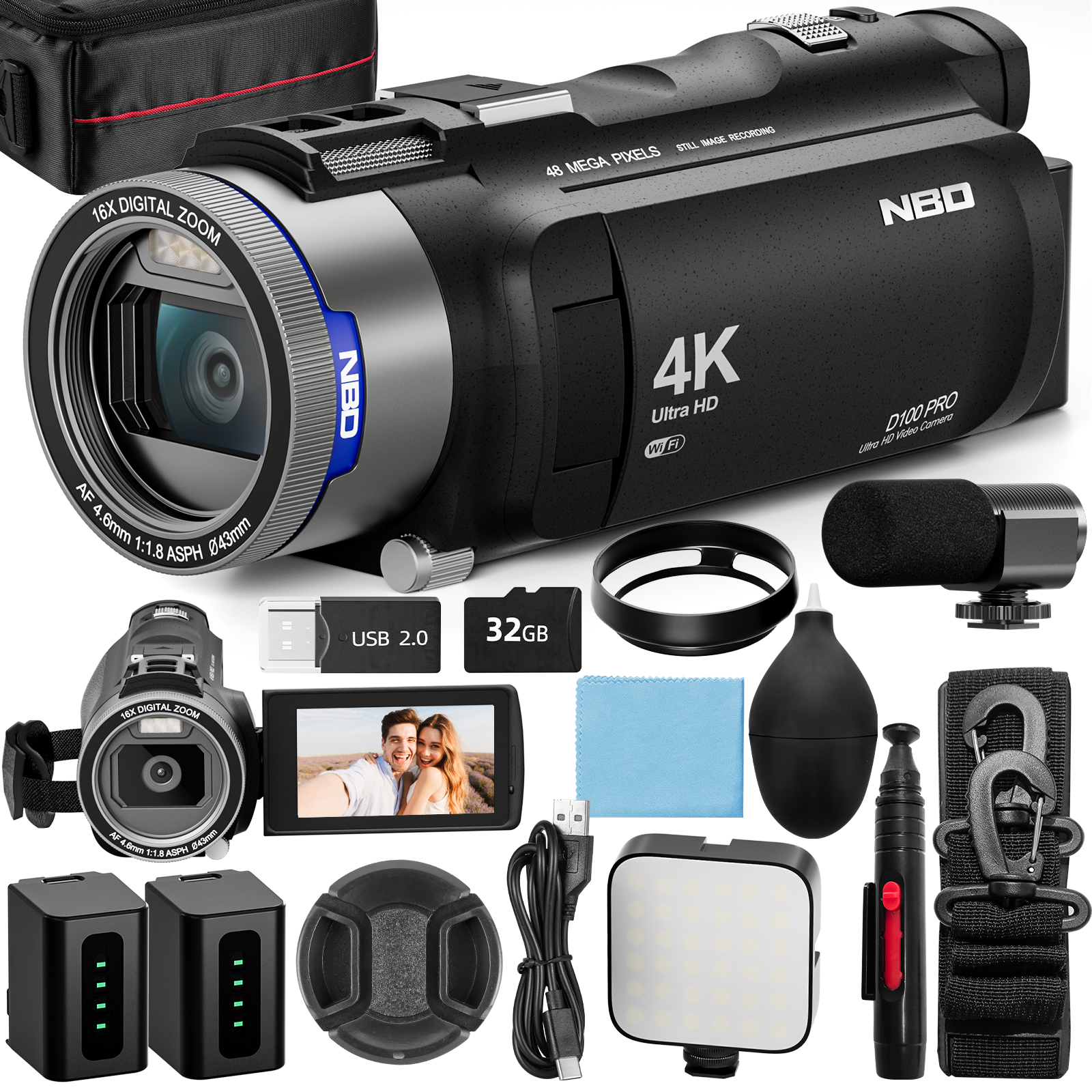 NBD 4K HD&48MP Camcorder Video - Japanese Lifestyle Video のレビューと価格