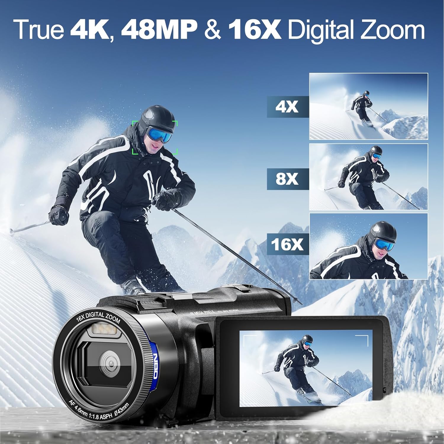 NBD 4K HD&48MP Camcorder Video - Japanese Lifestyle Video のレビューと価格