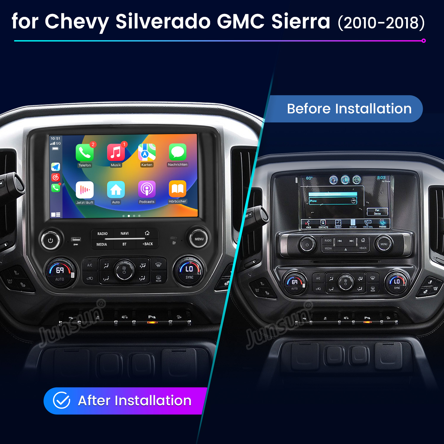 Junsun AI Voice Car Stereo Rad - Japanese Lifestyle Products のレビューと価格